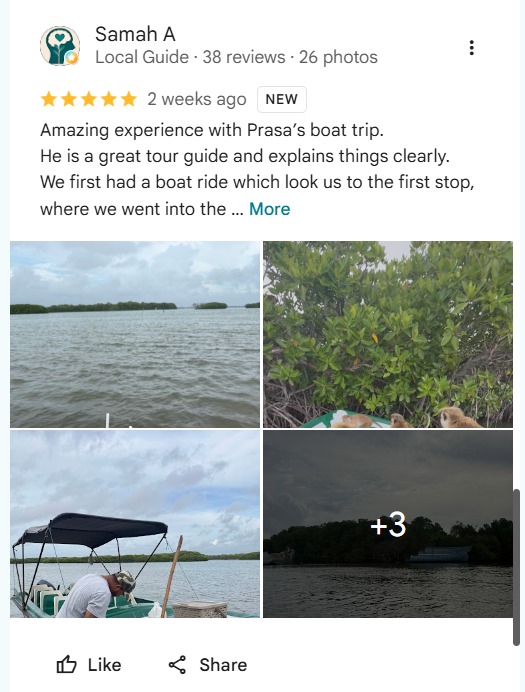 Guest Review Screenshot - Prasa Boat Safari